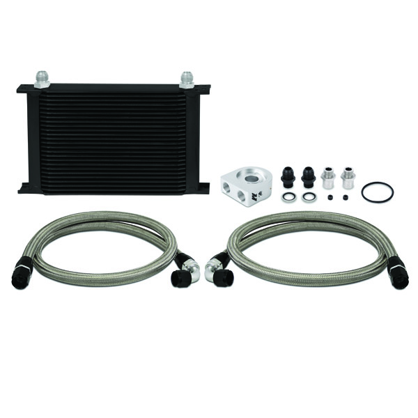 Mishimoto — Mishimoto Universal 25 Row Oil Cooler Kit (Black Cooler) - view 8